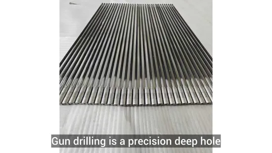 Brazed Construction Carbide Tip Gun Drill for Heavy-Duty Deep Hole Machining